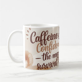 Kaffein & Confidence - Funny Mamma Coffee Mugg
