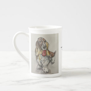 Kaffein gör mig Hyper Benporslin Mugg