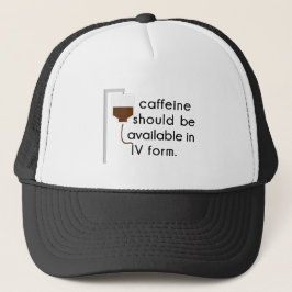 kaffein i dropp, sjuksköterskehumor truckerkeps