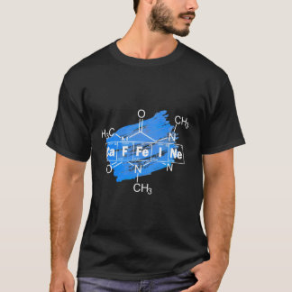 Kaffein Inslag Chemistry Science Periodi T Shirt