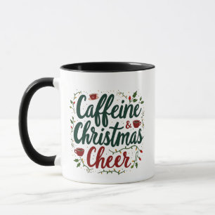 Kaffein och julkaffe Älskare Mugg