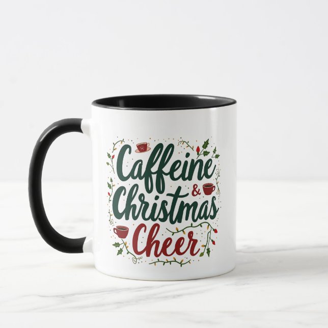 Kaffein och julkaffe Älskare Mugg (Vänster)