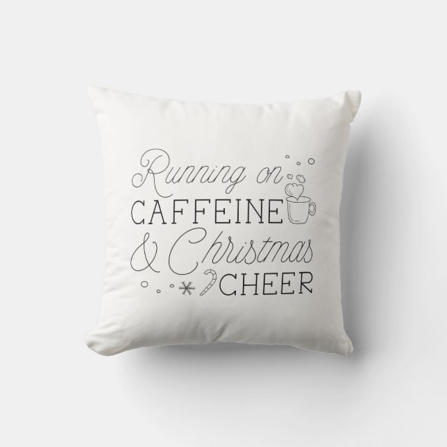 Kaffein och julost kudde (Framsida)