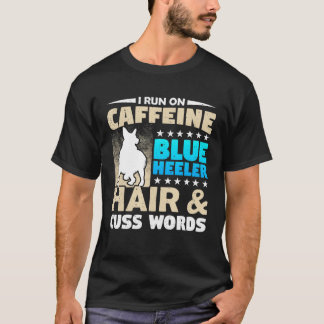 Kaffein- och korkkaffe av Ord Heeler Hair Hund T Shirt