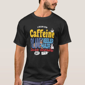 Kaffein- och korkkaffe av Ord Heeler Hair Hund T Shirt