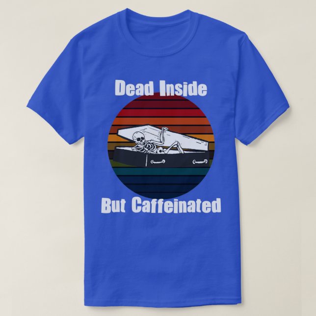Kaffein, vintage t shirt (Design framsida)