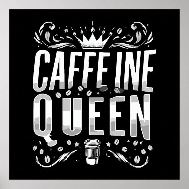 kaffeinadrottning poster (Framsidan)
