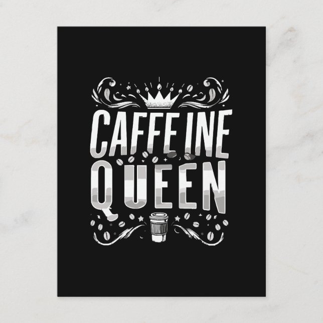 kaffeinadrottning tilläggskort (Framsida)
