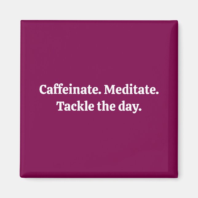 Kaffeinat Magnet (Framsidan)