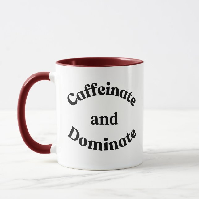 Kaffeinat och Dominat Mugg (Vänster)