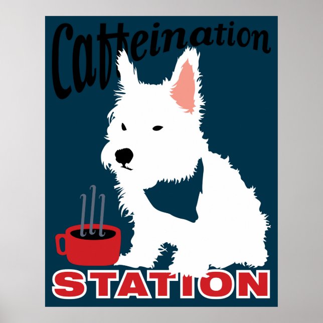 Kaffeination Station Poster (Framsidan)