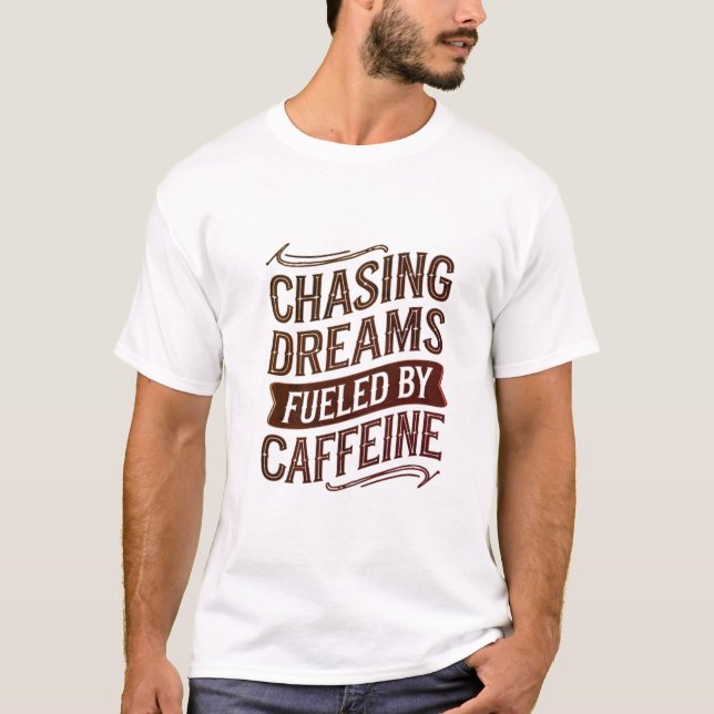 Kaffeinberoende T-shirt (Framsida)