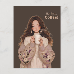 Kaffeinbjudan Vykort