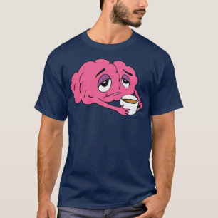 Kaffeinbrist Kaffe Älskare Trötthet T Shirt