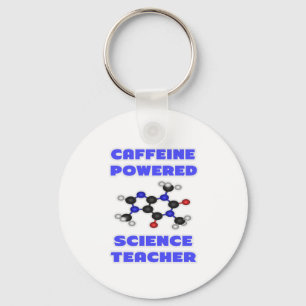 Kaffeindriven forskarlärare nyckelring