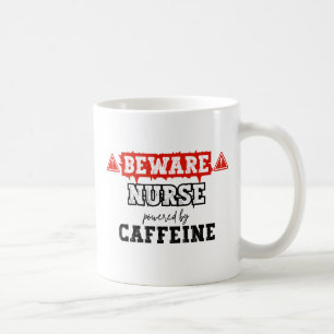 Kaffeindriven sjuksköterska Sjuk och sjukvård Kaffemugg