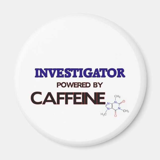 Kaffeindriven utredare magnet (Framsidan)
