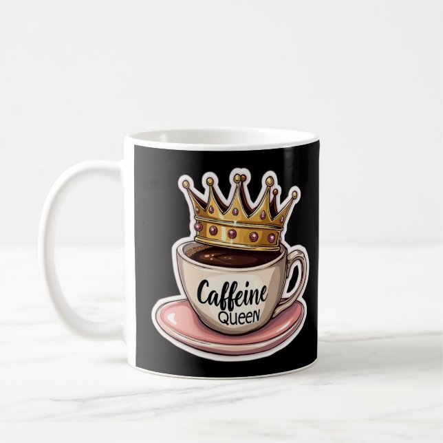 Kaffeindrottning - Kaffeiserad Kaffemugg (Vänster)