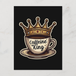 Kaffeine Kung - Kaffe i besättning Helg Vykort