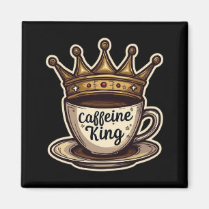 Kaffeine Kung - Kaffe i besättning Magnet