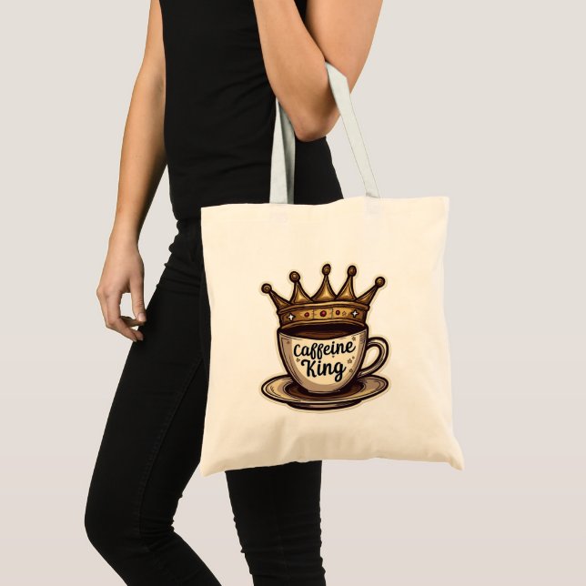 Kaffeine Kung - Kaffe i besättning Tygkasse (Framsida (produkt))
