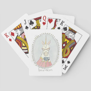 Kaffeinerad cutie Brew Unicorn Casinokort