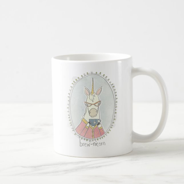 Kaffeinerad cutie | Brew Unicorn Kaffemugg (Höger)