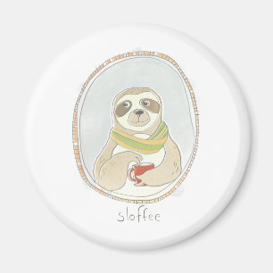 Kaffeinerad cutie   Sloffee Magnet