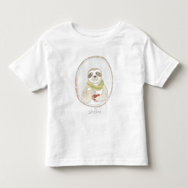 Kaffeinerad cutie | Sloffee T Shirt (Framsida)