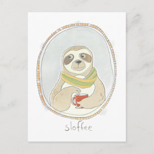 Kaffeinerad cutie Sloffee Vykort