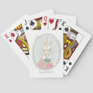 Kaffeinerad kutie Brew Unicorn Casinokort