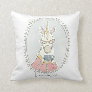 Kaffeinerad kutie Brew Unicorn Kudde