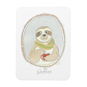 Kaffeinerad kutie  Långsamt Magnet