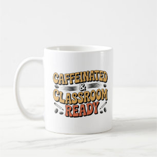 Kaffeinerad och klassrumslig Redo Lärarkaffe Kaffemugg
