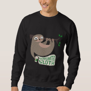 Kaffeinerad Sloth 3630 Lång Ärmad Tröja