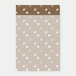 Kaffeinerad värld post-it block