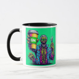 Kaffeinerad zombies mugg