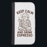 Kaffeinerat samtal Fodral<br><div class="desc">Skapar du ett samtal? Ha en espresso för att se till att du kommer igenom det. Men behållans lugn!</div>