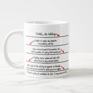 Kaffeinhalten i Mugg kräver mycket kaffe Jumbo Mugg
