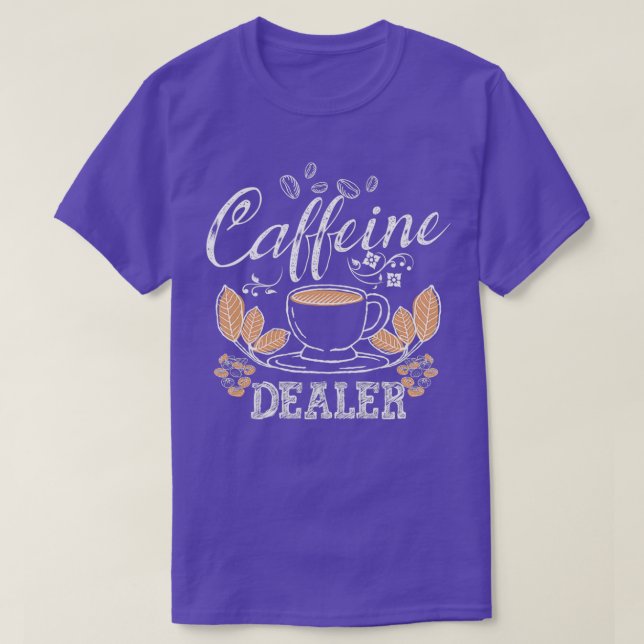 Kaffeinhandlare Espressokaffe Pub Älskare Barista T Shirt (Design framsida)