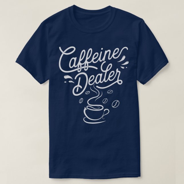 Kaffeinhandlare Espressokaffe Pub Älskare Barista T Shirt (Design framsida)