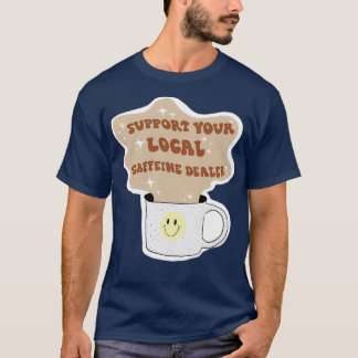 Kaffeinhandlare Sticker T Shirt