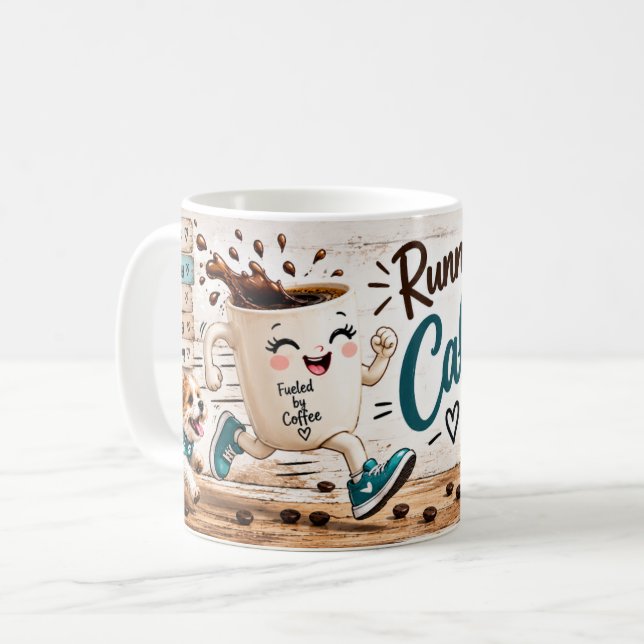 Kaffeinkladdad mugg (Framsida vänster)