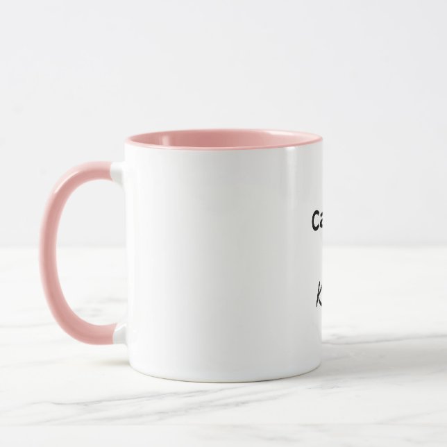 Kaffeinklient älskar kaffeälskare mugg (Vänster)