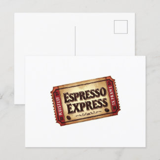 Kaffeinkronikler: Retro Coffee Vibes Vykort