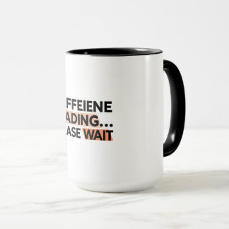 Kaffeinläsning Vänta kaffe Mugg