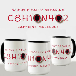 Kaffeinmolekylformel Mugg