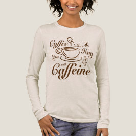 Kaffeinomfamningar från kaffeälskare lugnar & mysa t shirt