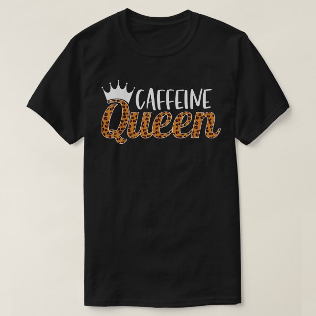 Kaffeintdrottning T Shirt (Design framsida)