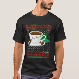 Kaffejul Ljus Ugly Sweater Stil Santa C T Shirt